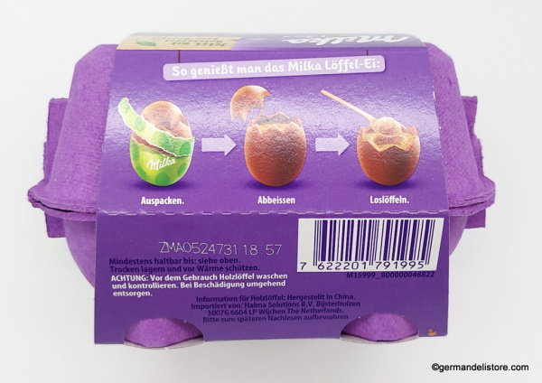 Milka Spoon Egg Hazelnut Cream Germandelistore