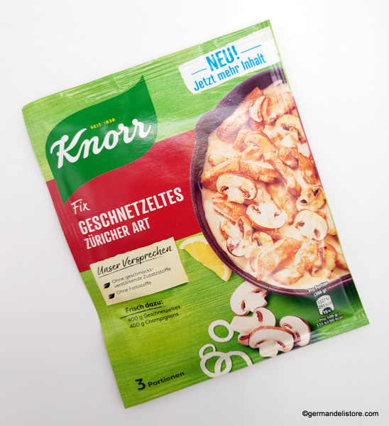 Knorr Fix for Geschnetzeltes Zurich Style