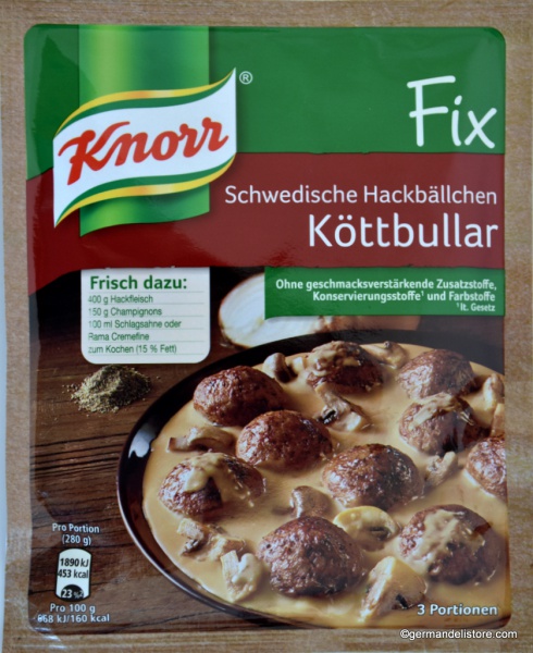 Knorr Fix for Swedish Meatballs Koettbullar