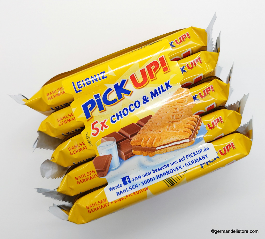 Leibniz Pick Up! biscuit with chocolate and milk filling 5 x 28 g