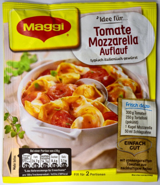 Maggi Fix & Fresh Tomato Mozzarella Casserole