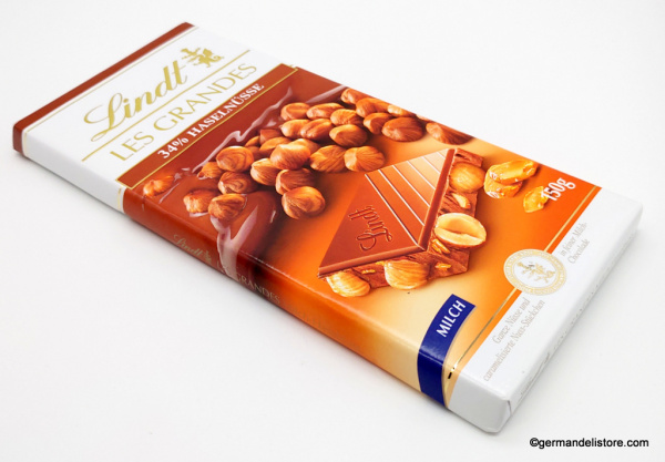 Lindt Les Grandes 34% Hazelnut Milk Chocolate