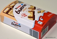 Ferrero Kinder Bueno White - Crispy Hazelnut Cream Wafers ...