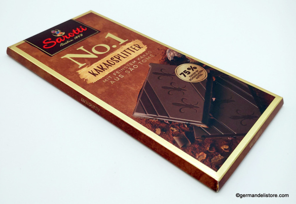 Sarotti No.1 Cocoa Nibs Sao Thome Dark Chocolate