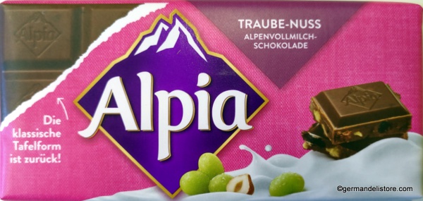 Alpia Raisin Nut Alpine Milk Chocolate