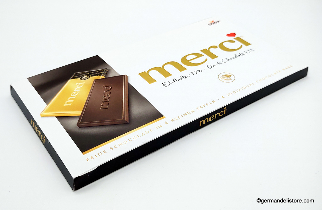 MERCI Dark Chocolate Message Bar - 50 g