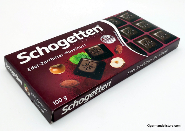 Schogetten Fine Dark Chocolate Hazelnut
