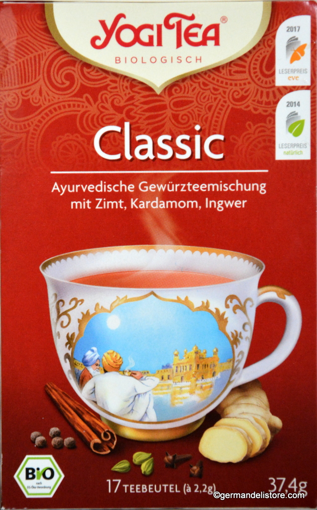 YOGI TEA Organic Classic Tea, 17 CT