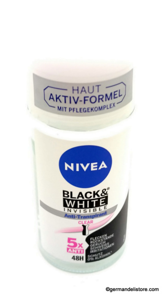 Nivea Deo Roll On Invisible Black & White Clear