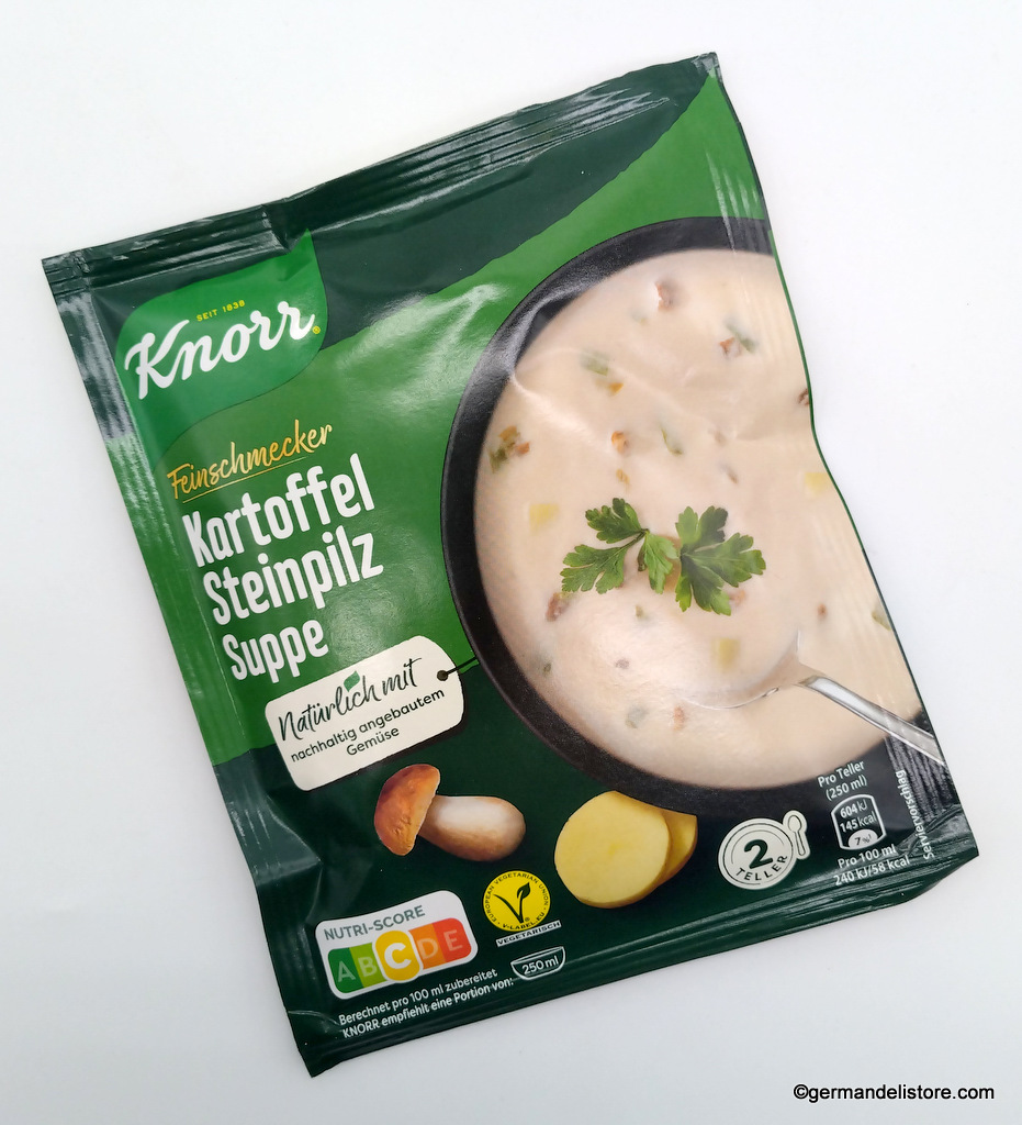 Boletus Potato Gourmet Soup Knorr and