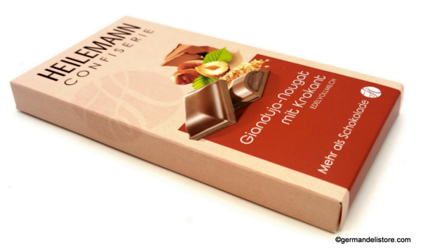 Heilemann Confiserie Gianduja Nougat with Nut Brittle