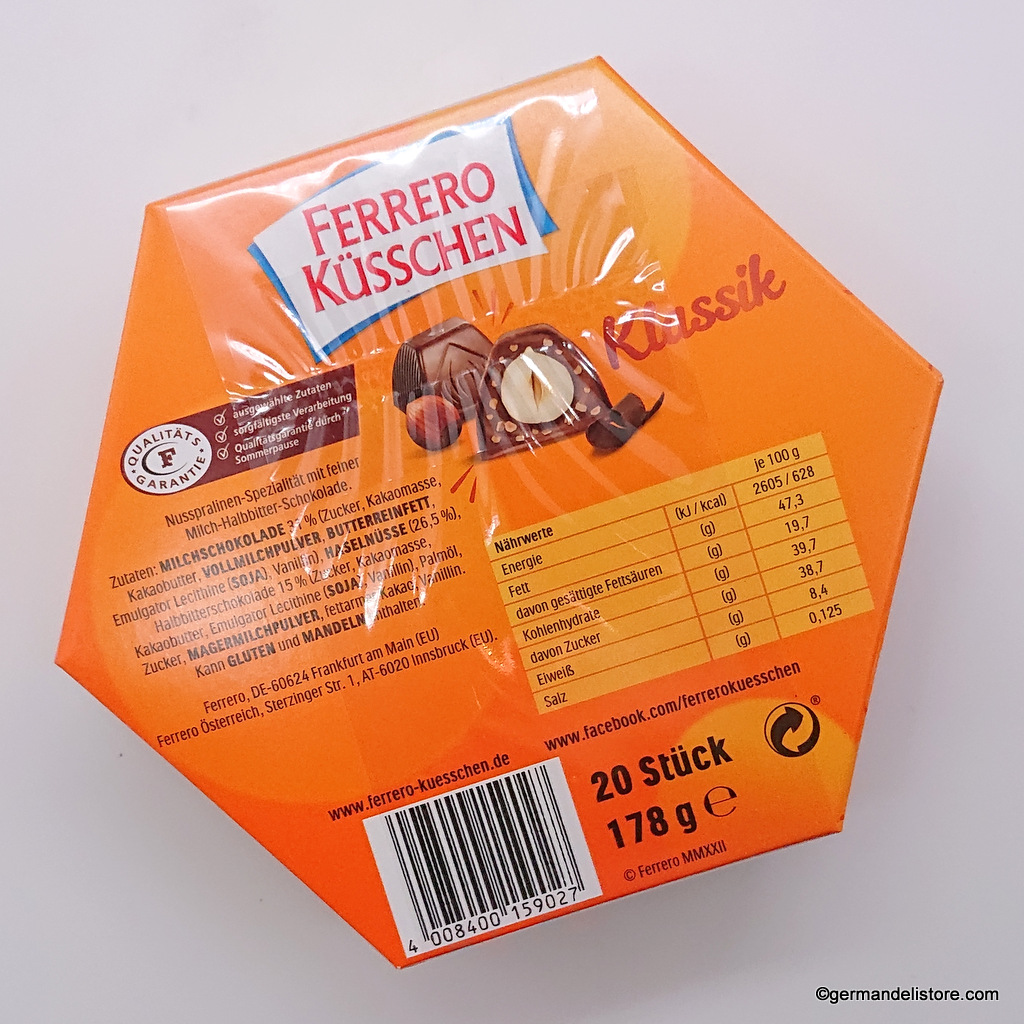 Huettenberg Germany 2021 Box Ferrero Kuesschen Chocolates Logo Detail  Ferrero – Stock Editorial Photo © Colour #494063950