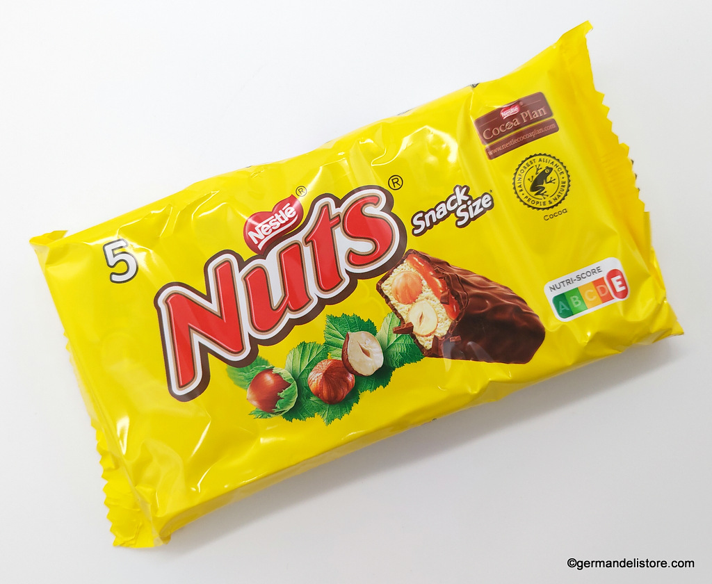 Nuts Nestlé Nuts Lot de 16 barres chocolatées aux noisettes et