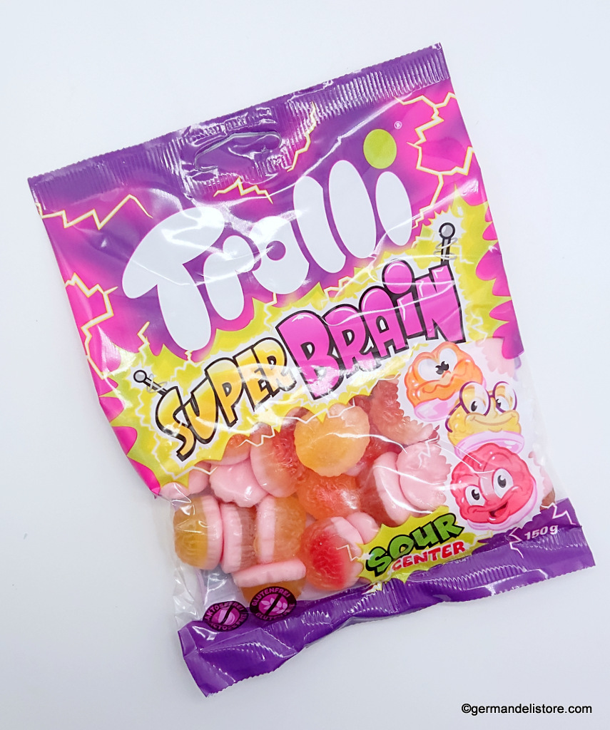 Trolli Kiss Strawberry Cream Candied Foam Gummy Sweets Packs 200g