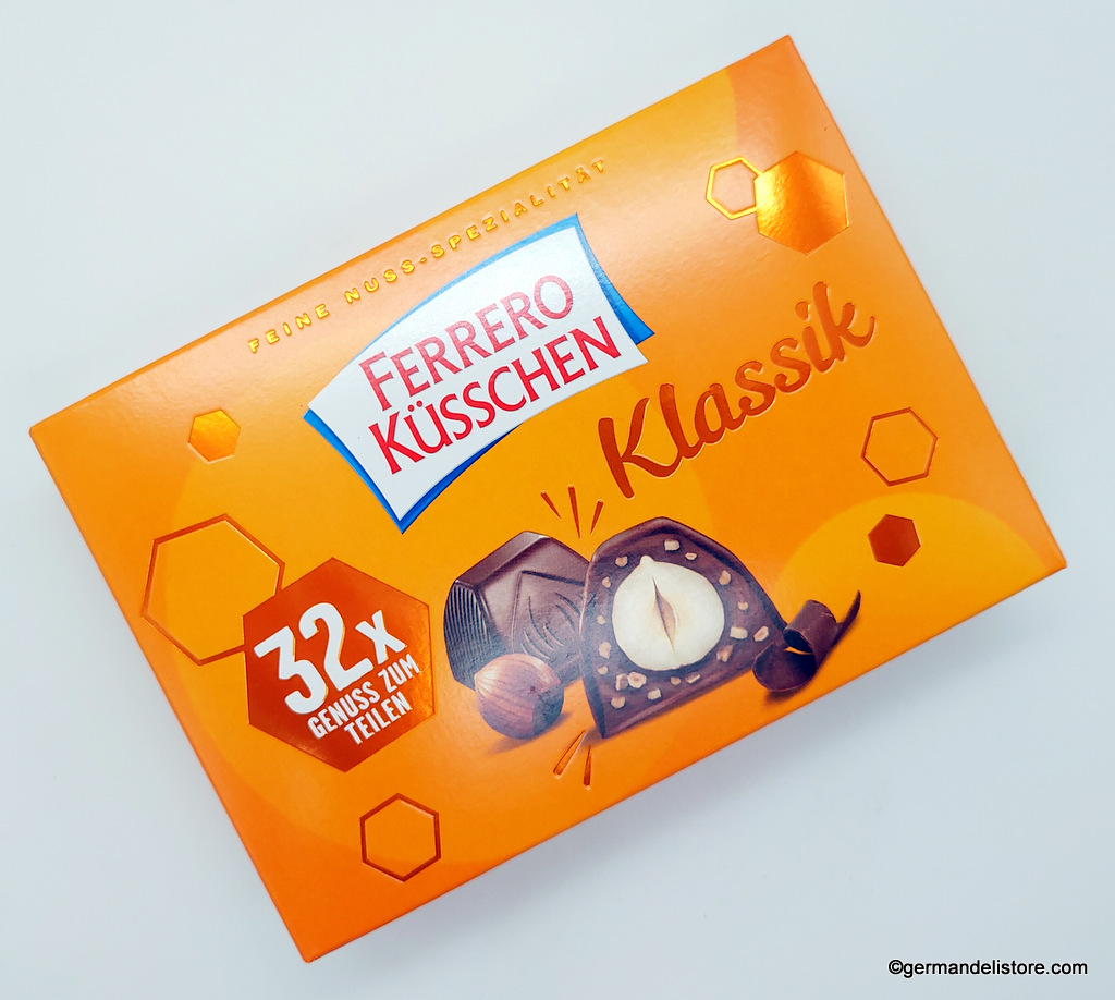 Ferrero Küsschen Kisses 20 pcs hazelnuts with milk and dark chocolate  $2.07/oz