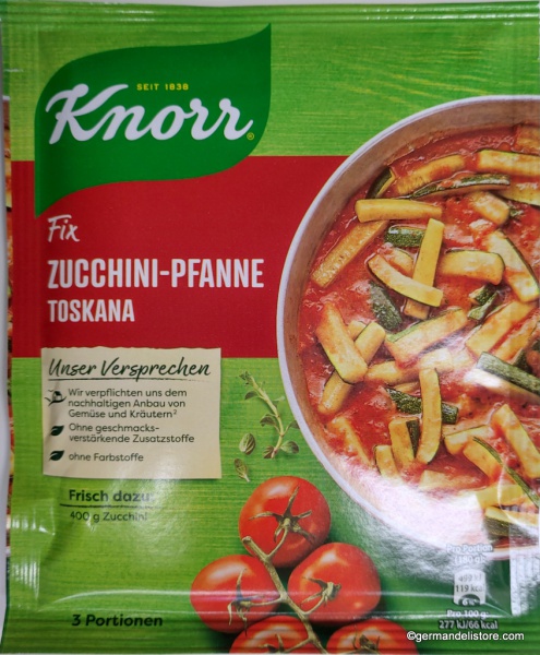 Knorr Fix Zucchini Pan Tuscany Style