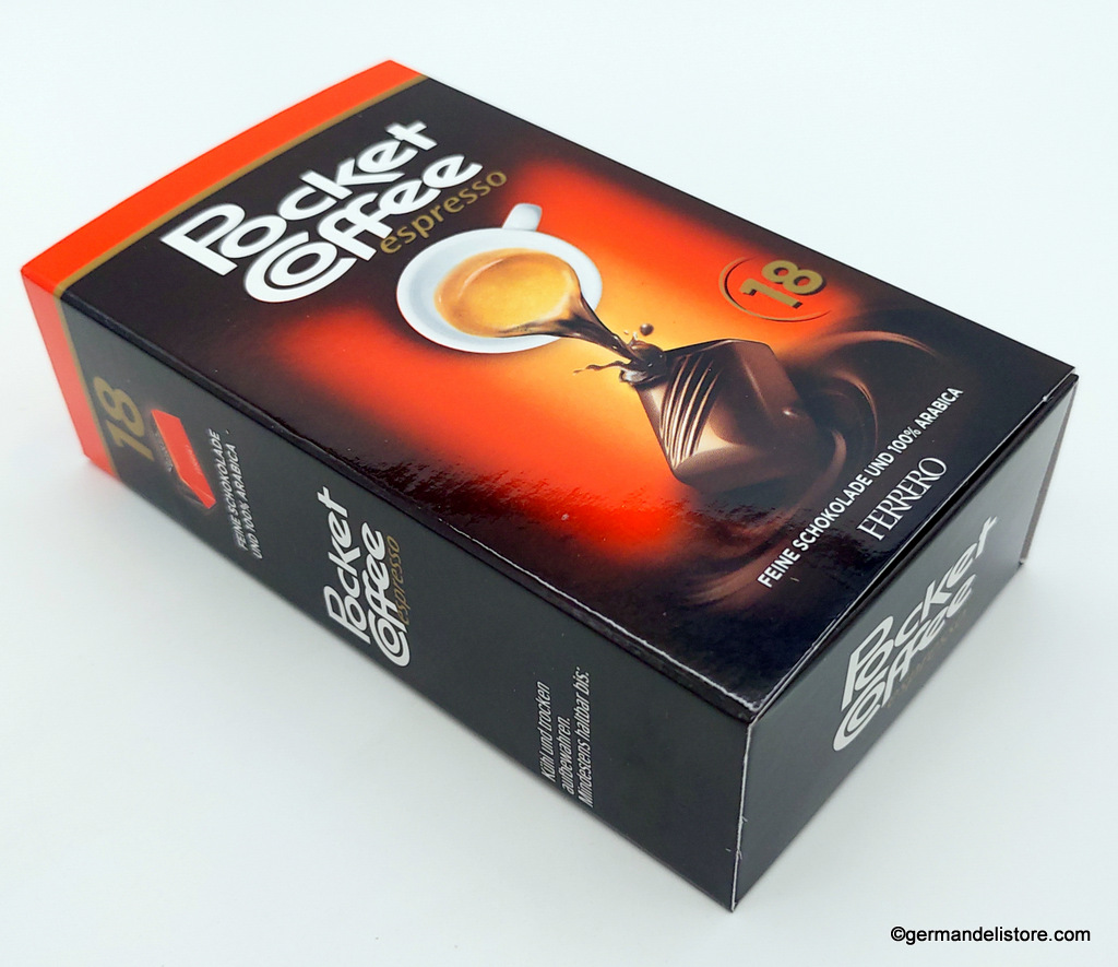 FERRERO Pocket Coffee Espresso Chocolates 18 pcs box