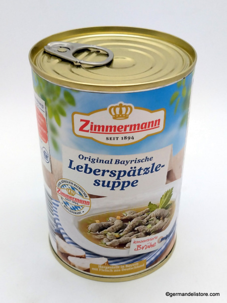 Zimmermann Original Bavarian Liver Spaetzle Soup