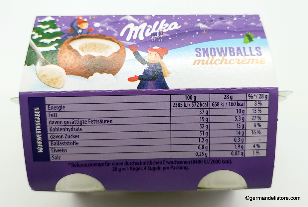 Milka Christmas Balls Crunchy Cream 3.53 oz