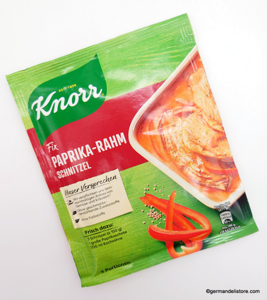 Knorr Fix for Creamy Schnitzel with Bell Pepper