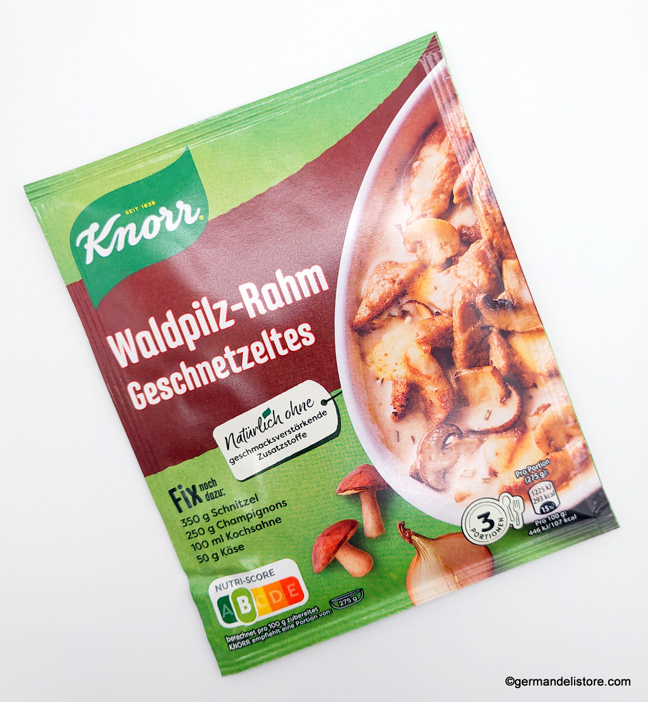 Mushrooms in for Sliced Knorr Creamy Fix with Sauce
