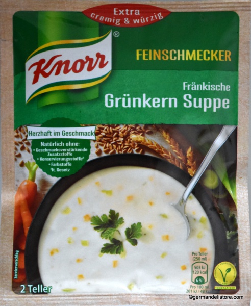 Knorr Gourmet Green Wheat Kernel Soup "Frankish Style"