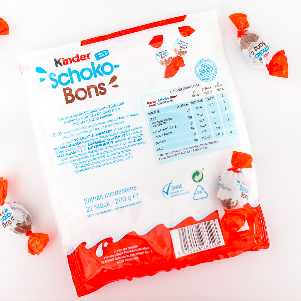  Ferrero Kinder Schoko Bons 300g (Pack of 4) : Grocery