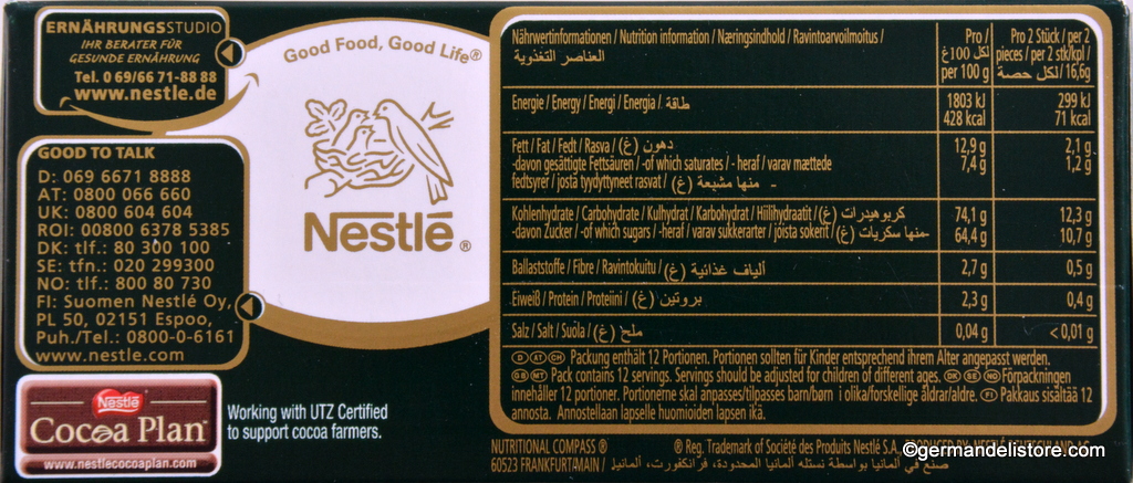 Nestle® After Eight® Classic (avec 4 x 200 g) : : Epicerie