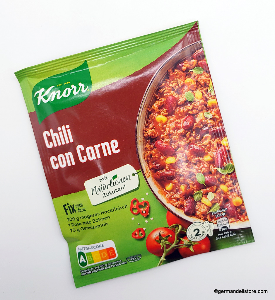 con Knorr Carne for Fix Chili